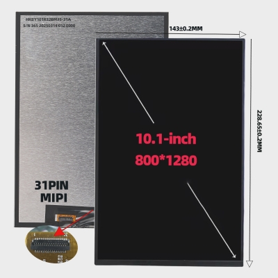 TFT manufacturer 10.1 inch 800*1280 MIPI interface  10.1 inch tft IPS LCD module 
